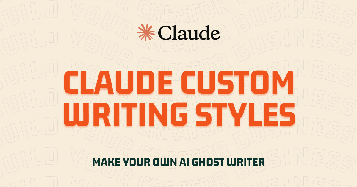 Make Your AI Writing Sound More Like You, with Claude Writing Styles